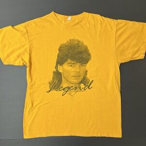 Jaromir Jagr Legend Graphic Tshirt 2013 Size L Yellow